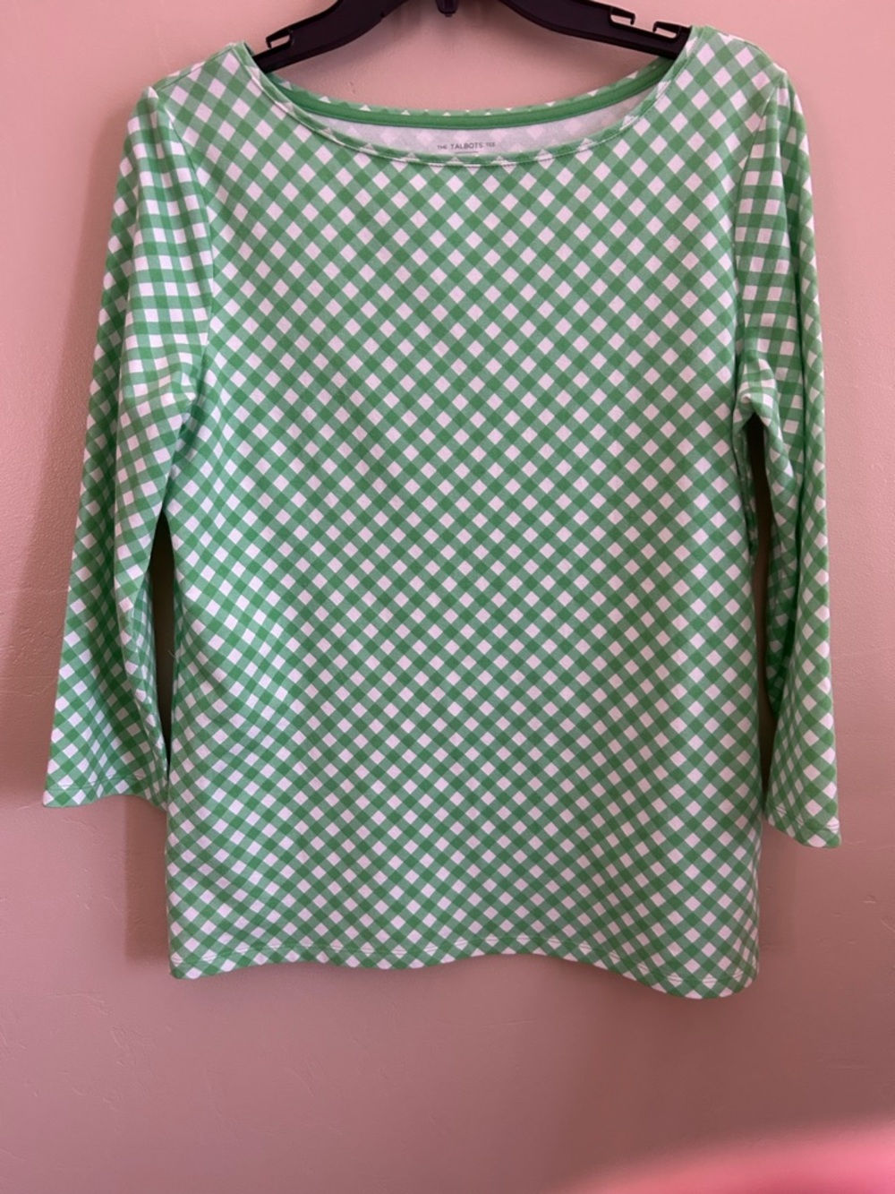 Talbots Size M 3/4 Sleeve Top